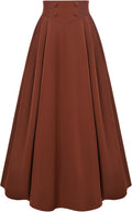 Victorian Skirts for Women Renaissance High Waisted Long Skirt