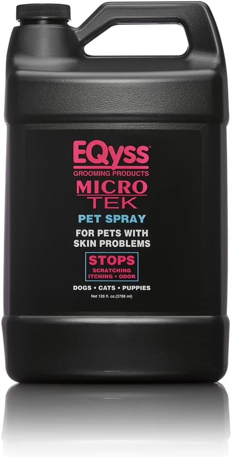 EQyss Micro-Tek Pet Itch Relief Spray for Cats & Dogs - 128 oz
