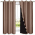 Total Blackout Panels for Nursery - Heavy Duty Cappuccino 63in