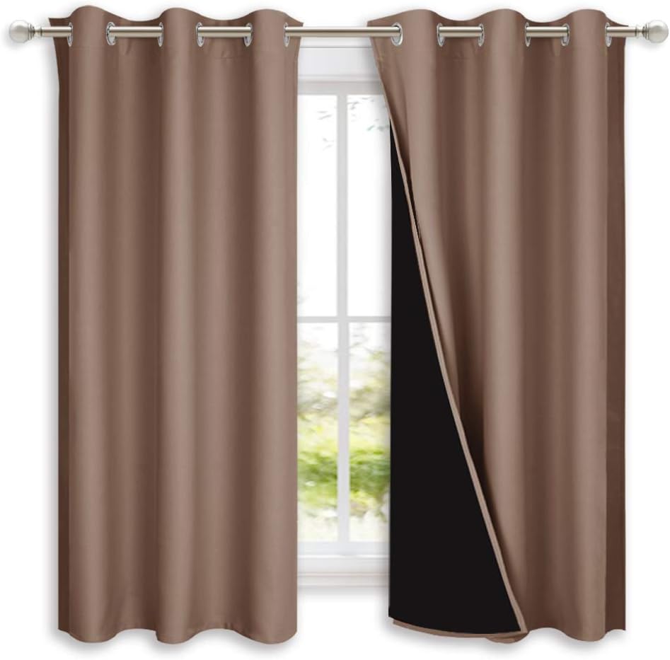 NICETOWN Total Blackout Panels for Nursery, Super Soft Curtains