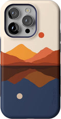 iPhone 14 Pro Case Opposites Attract - Day & Night Colorblock Bold