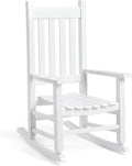 Kids All-Weather Porch Rocker - Ideal for Indoor & Outdoor Fun! White