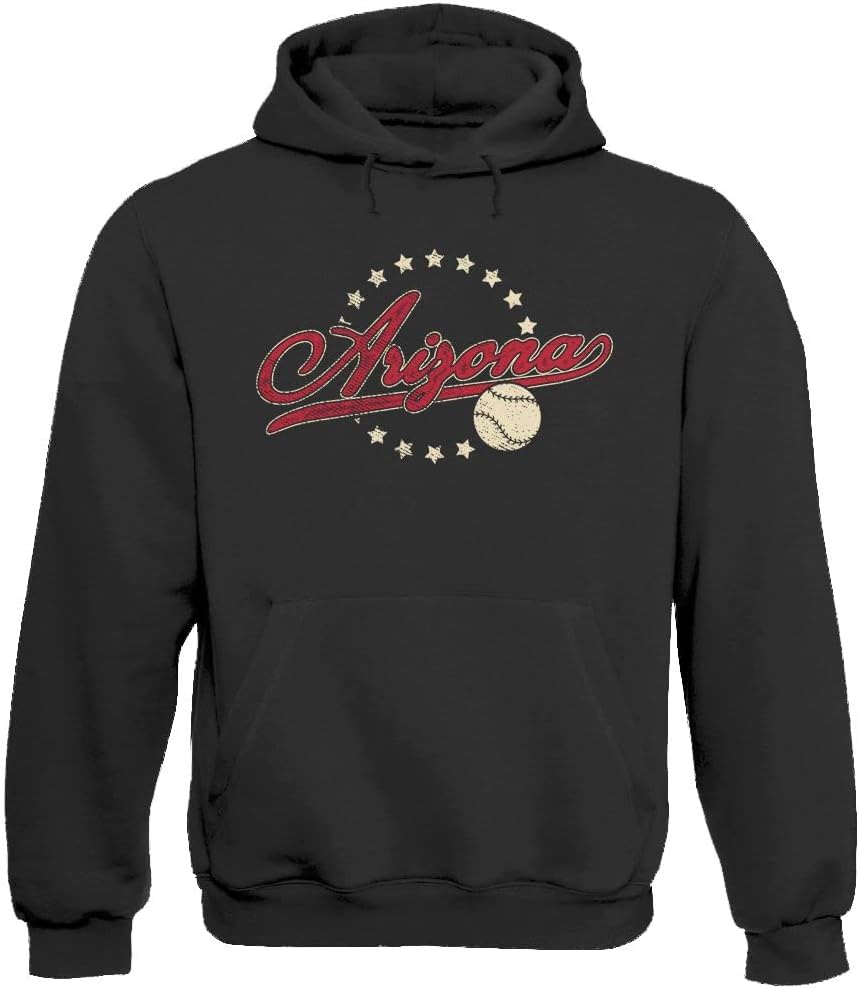Xtreme Apparrel Team Vintage Style Men's Hoodie for Baseball Fans