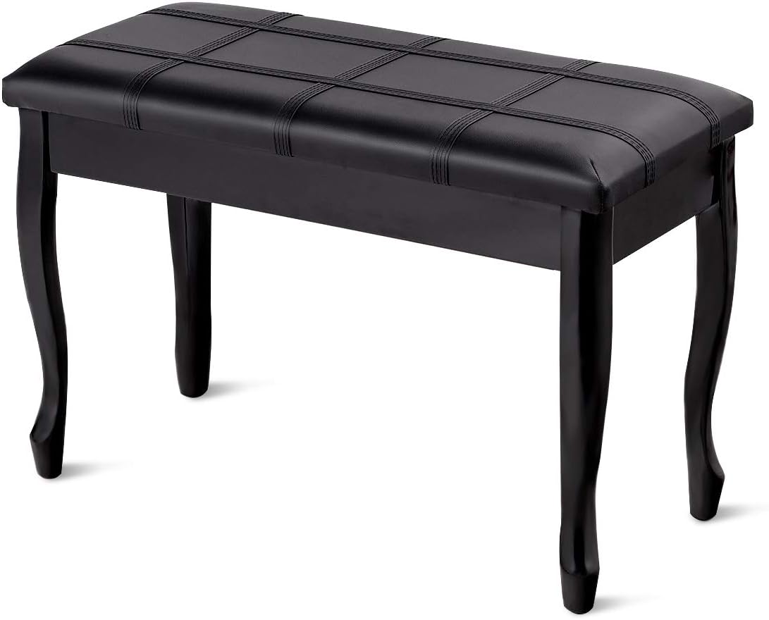 Giantex Duet Piano Bench with Storage for Musicians