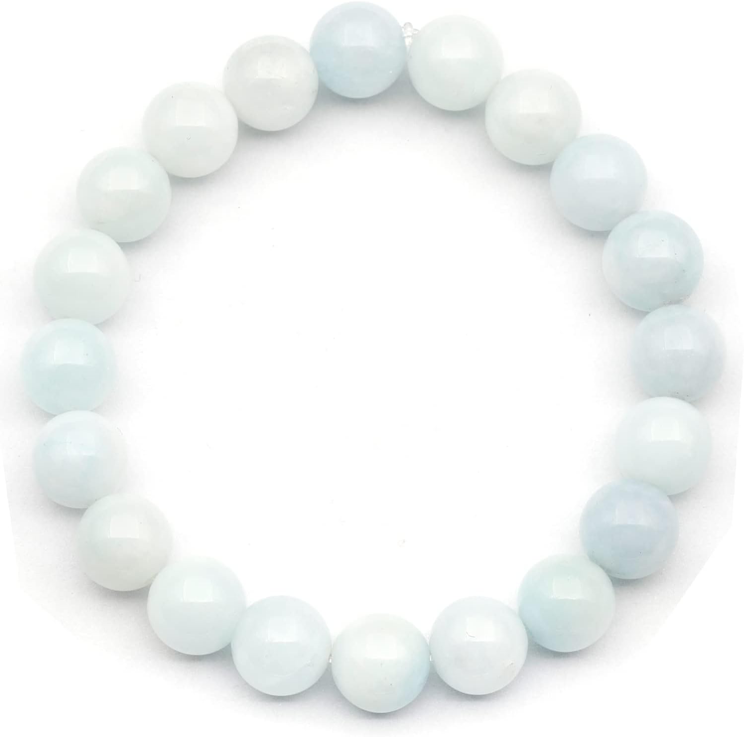 Natural Fluorite Beaded Stretchy Bracelet for Healing Energy