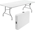 Folding Picnic Table 8 Foot - Portable 8FT Party and Event Table
