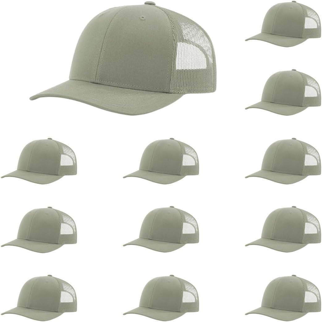 Richardson 112 Classic Six-Panel Adjustable Snapback Trucker Cap