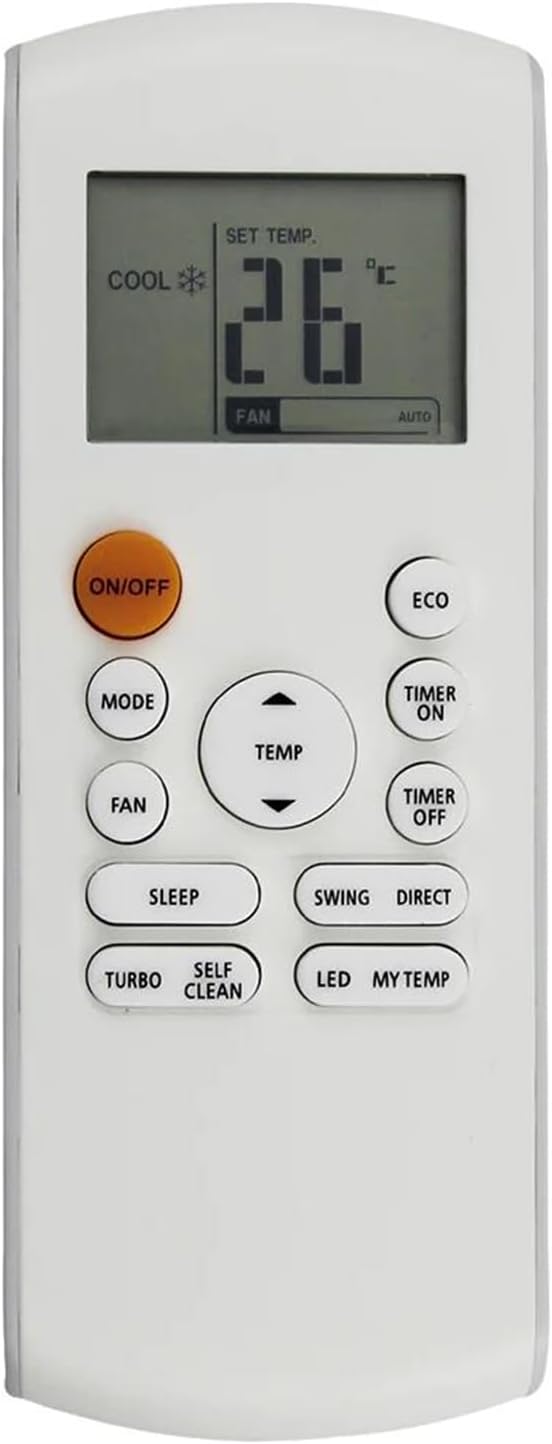 Midea AC Remote Replacement by Azwok