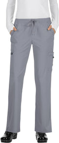 KU Women's Holly Scrub Pants - 8-Pocket Mid-Rise Utility