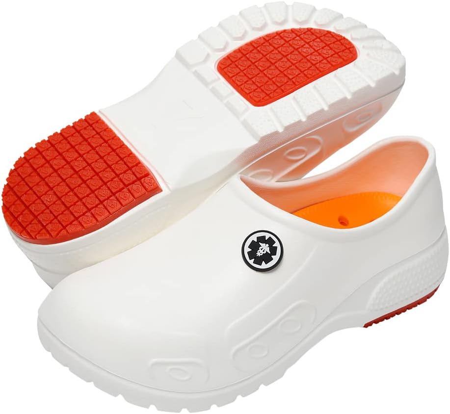YUNGPRIME Slip-Resistant Work Shoes for Men and Women