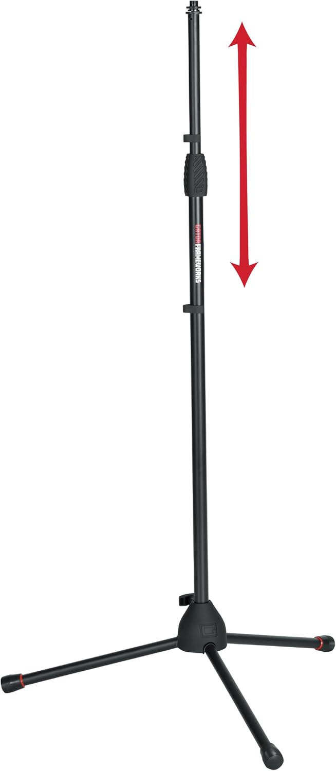 Gator Frameworks Tripod Microphone Stand with Adjustable Height