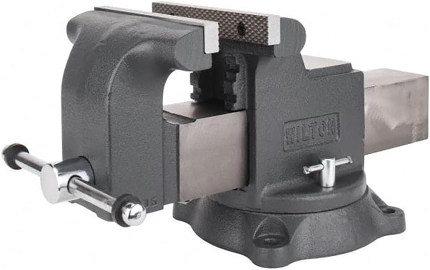 Wilton Shop Bench Vise with 8in Jaw Width for Heavy-Duty Use