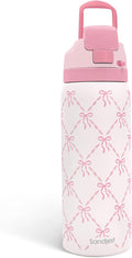 Coquette Bow Insulated Stainless Steel Water Bottle 32oz - Stay