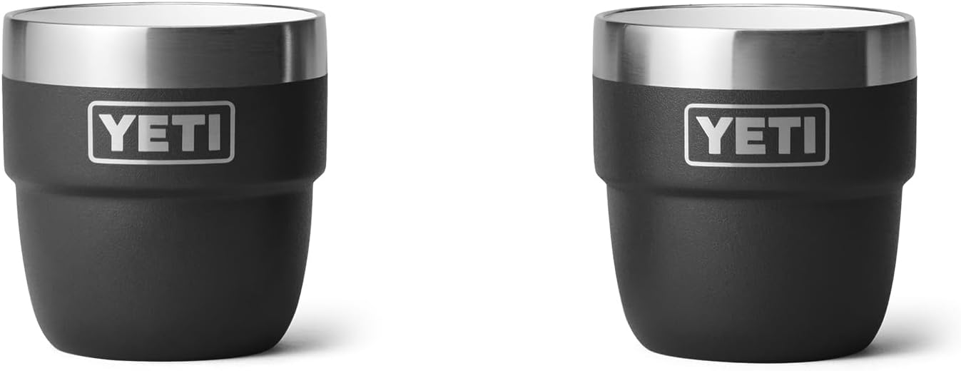 YETI 4 oz Espresso Cups, Stainless Steel, 2 Pack