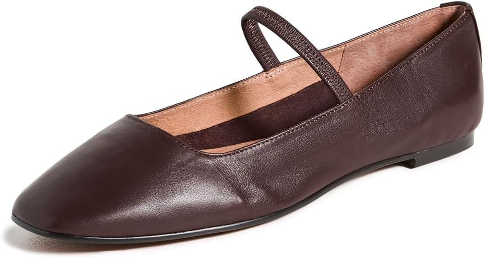 Madewell Women's The Greta Ballet Flats with Elastic Strap