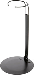Plymor DSP-90B Black Adjustable Doll Stand - Stable Display for 15-21