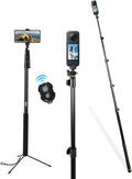 Long Selfie Stick 118in for 360 Cameras and Smartphones - Stable 3m