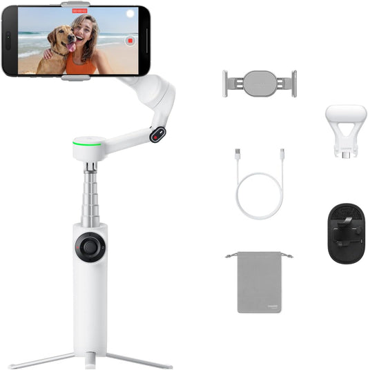 Insta360 Flow 2 Pro Vlog Bundle - Ultimate AI Phone Gimbal