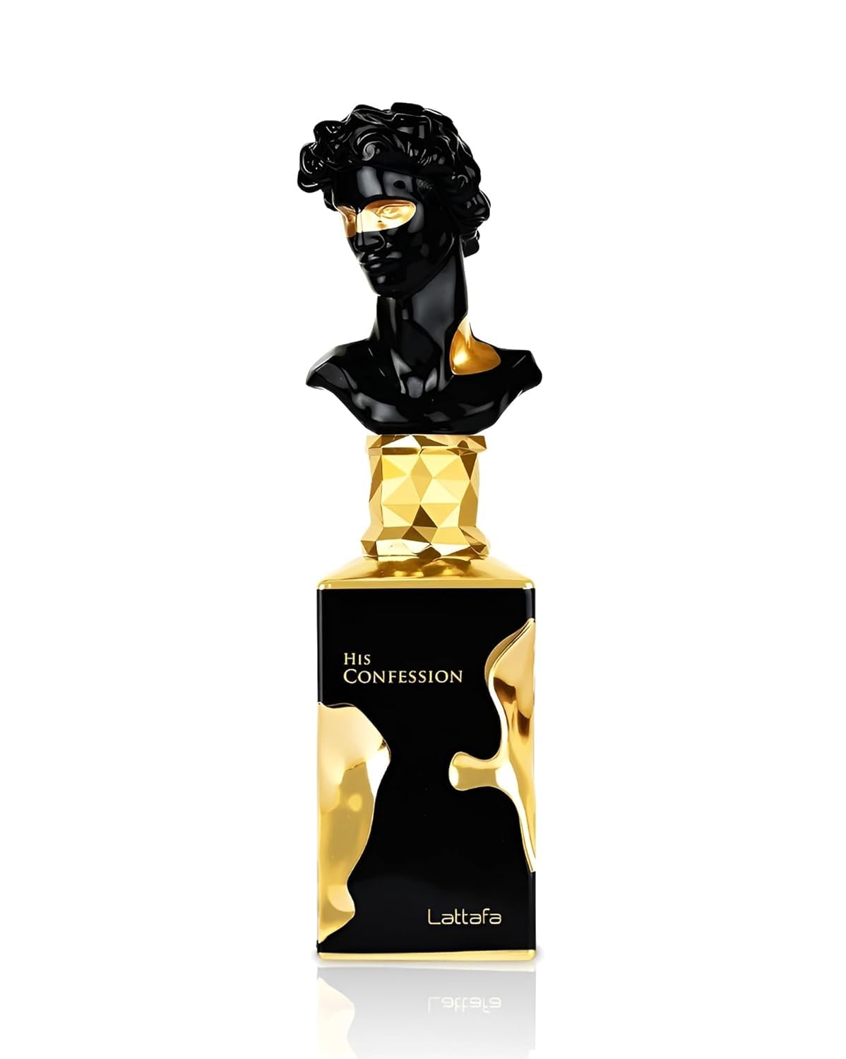 Lattafa His Confession Eau de Parfum Spray for Men, 3.4 Ounce
