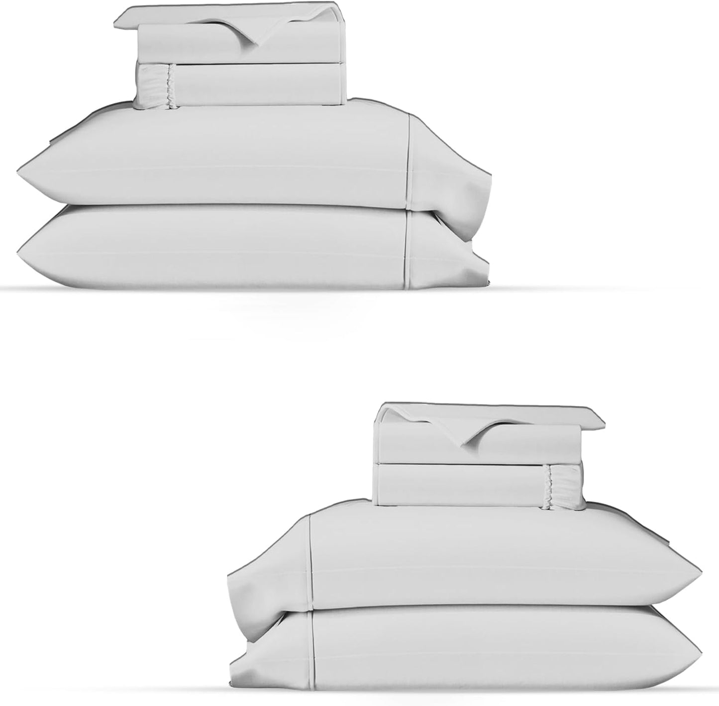 100% Organic Cotton Percale Twin XL Sheets for Cool Comfort