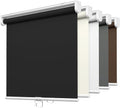 100% Blackout Cordless Roller Shades 48in x 48in - No Drill Install