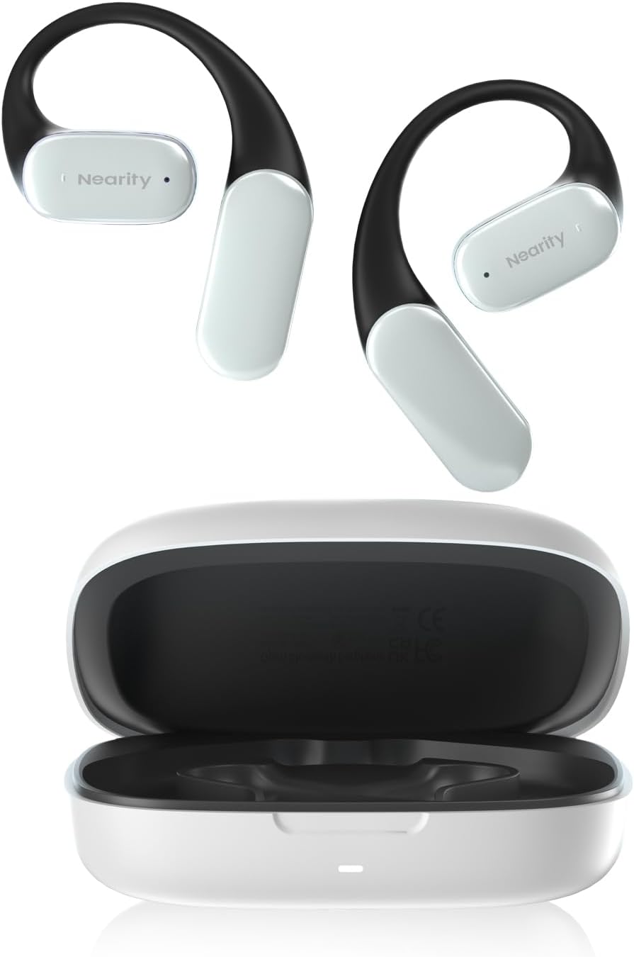 NEARITY Open Ear Bluetooth Headphones - 45H Playtime, Deep Bass