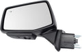TRQ Driver Side Power Folding Heated Mirror Textured Black with Memory