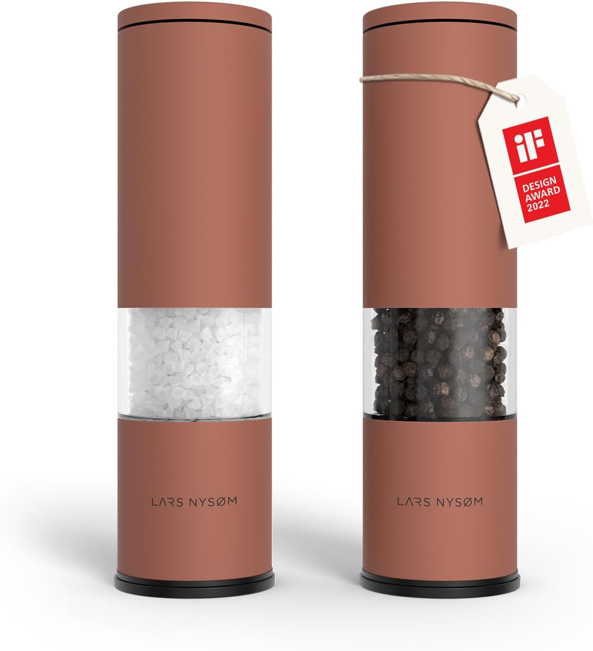 LARS NYSM Salt and Pepper Grinder Set for Every Kitchen