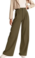 High Waisted Work Pants for Women Business Casual Outfits - Office leg