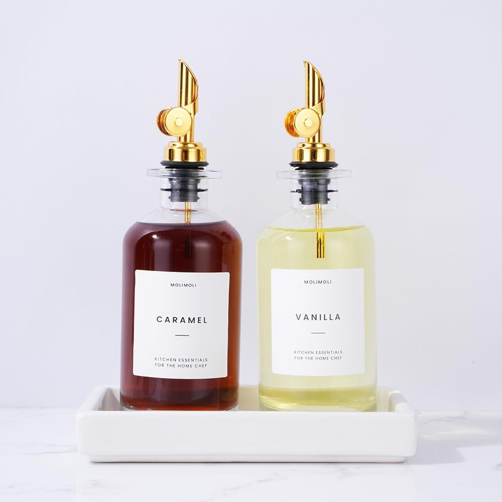Molimoli Olive Oil Dispenser Bottle Set for Modern Kitchens
