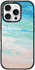 CASETiFY Impact Case for iPhone 16 Pro - Ocean Tides Clear Black