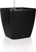 13x12 Self Watering Planter Black Matte with Wheels - Indoor/Outdoor