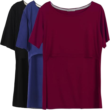 Smallshow Women's Maternity Nursing Tops for Comfortable Feeding