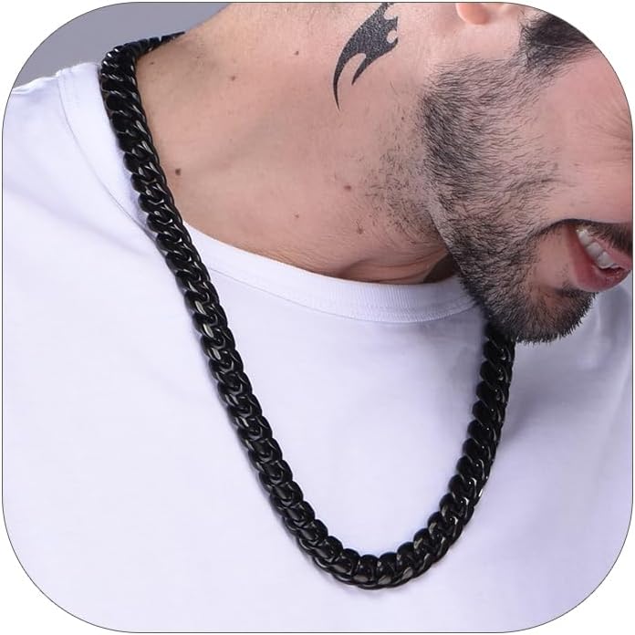 Miami Cuban Link Chain Necklace for Men - Stylish and Durable