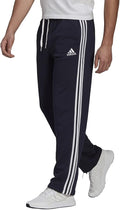 adidas Men's Essentials Fleece Open Hem 3-Stripes Pants - Casual