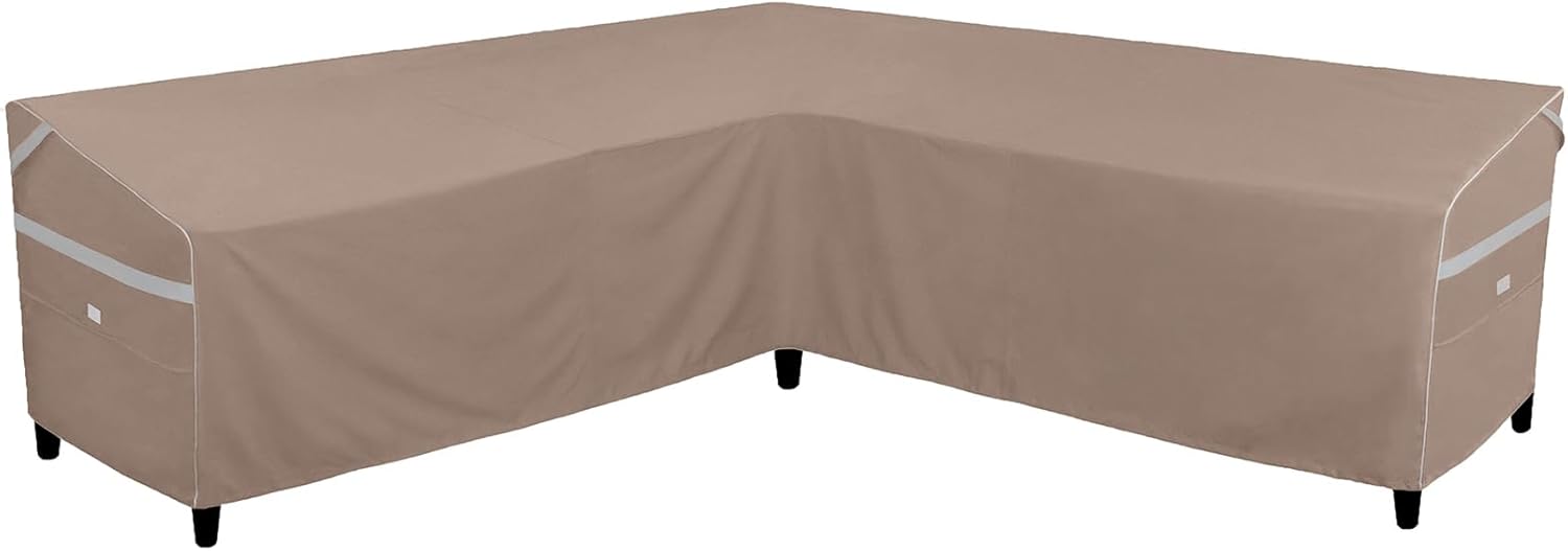 Heavy Duty Waterproof Patio Furniture Covers for V-Shaped Sofas