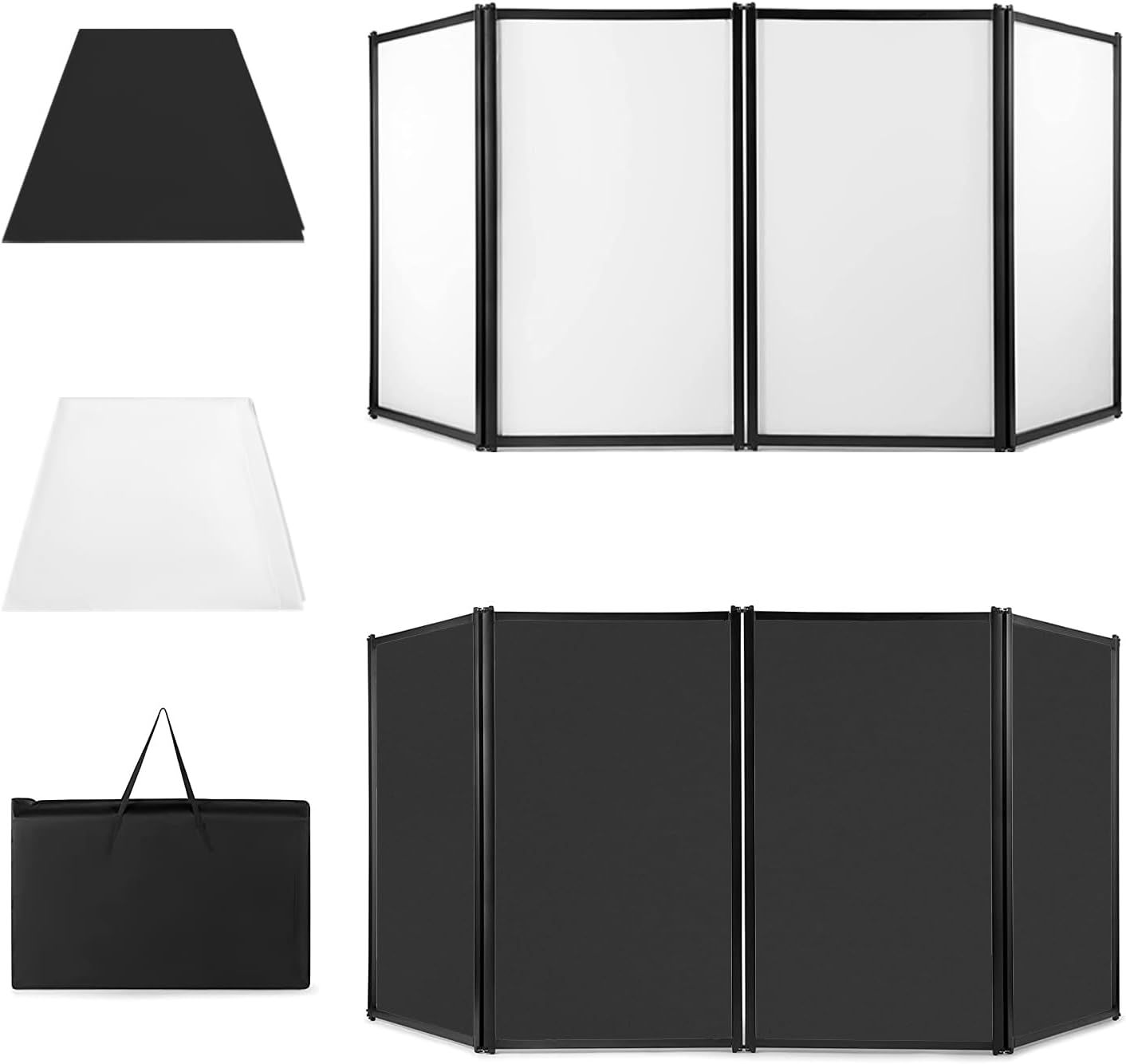 ACHEE DJ Facade Portable Event Booth with Detachable Panels