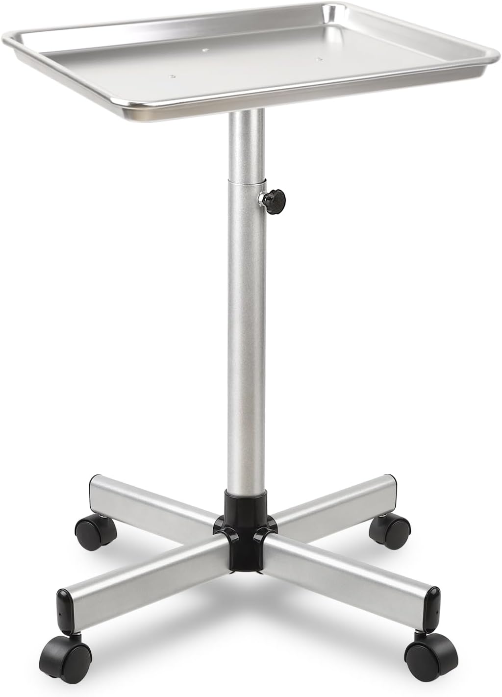 Durable Adjustable Salon Tray on Wheels for Hair Stylists