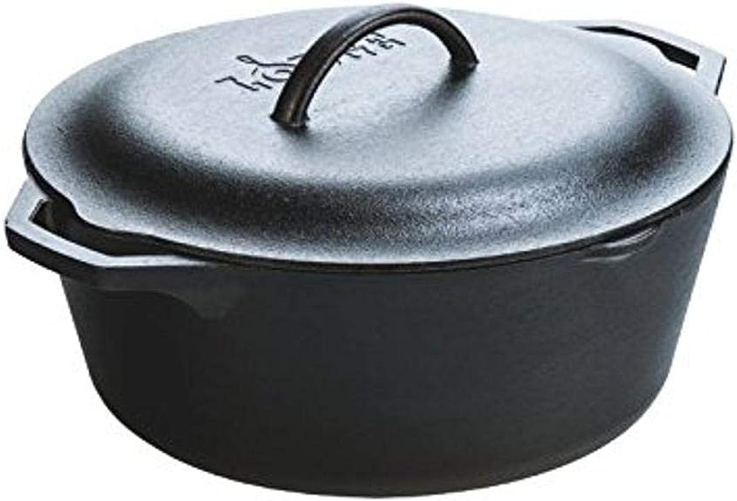 Lodge 7-Quart Cast Iron Dutch Oven for Versatile Cooking Needs
