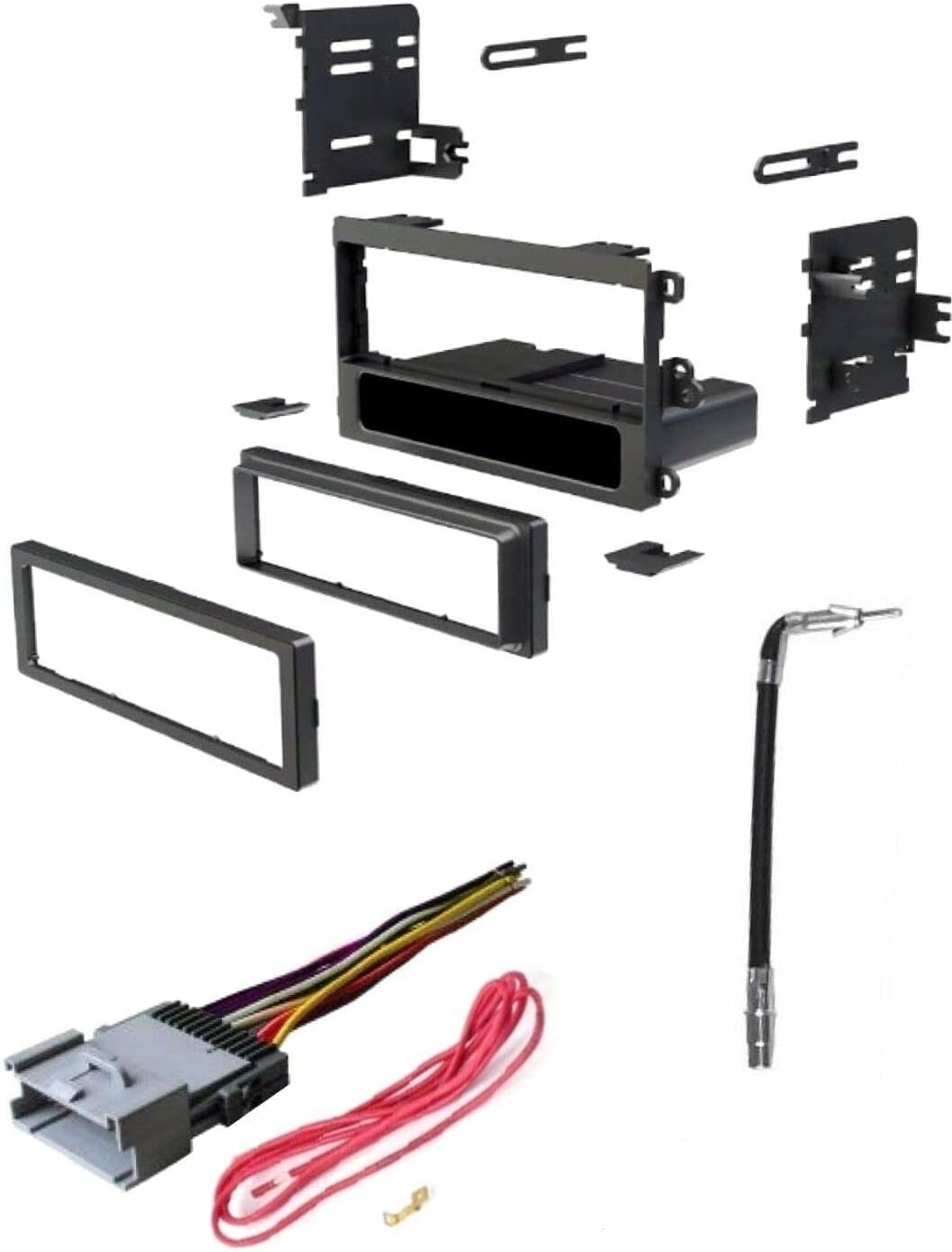 Single Din Car Stereo Radio Install Dash Kit for GM Vehicles