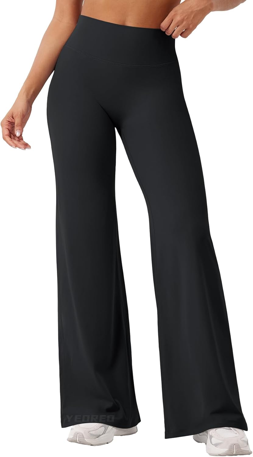 YEOREO Workout Leggings for Women - No Front Seam Design