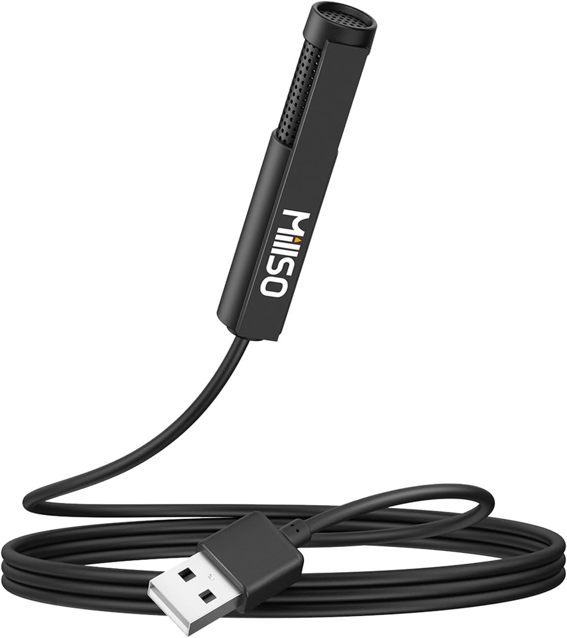 MillSO Mini USB Mic - Crystal Clear Sound for PC, Laptop