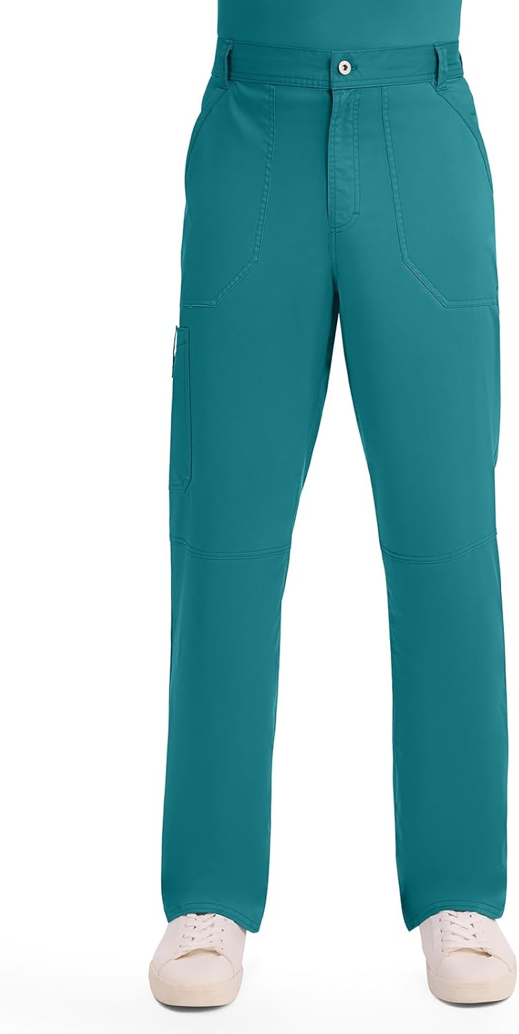 Cherokee Mens Scrub Pants with Cargo Pockets for Comfort