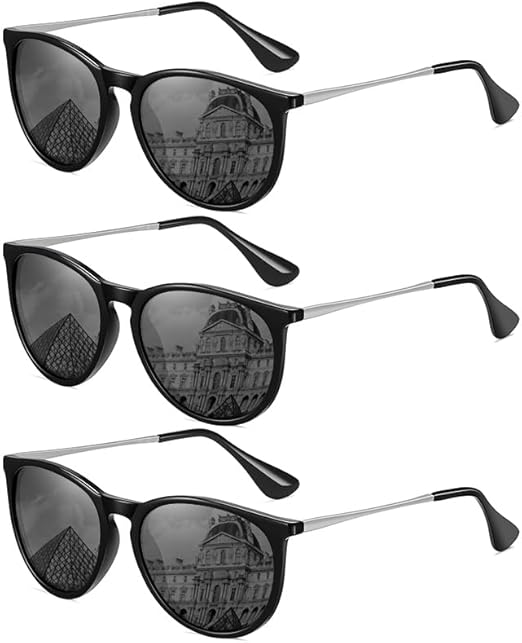 Ougenni Vintage Polarized Retro Sunglasses for Women and Men