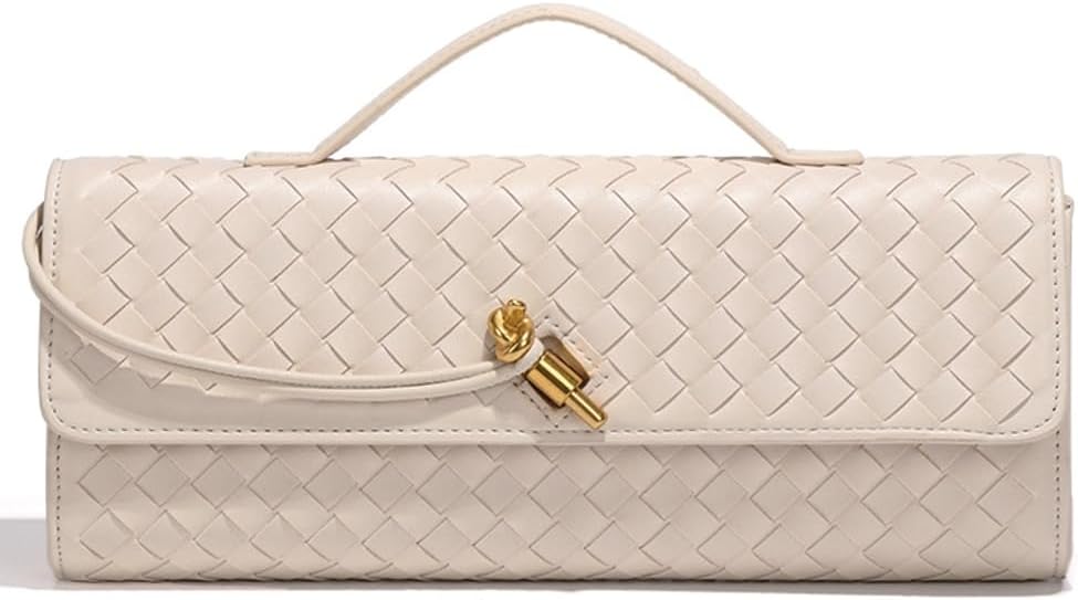 Trendy Woven Evening Clutch Purses for Women - Cute Handbag