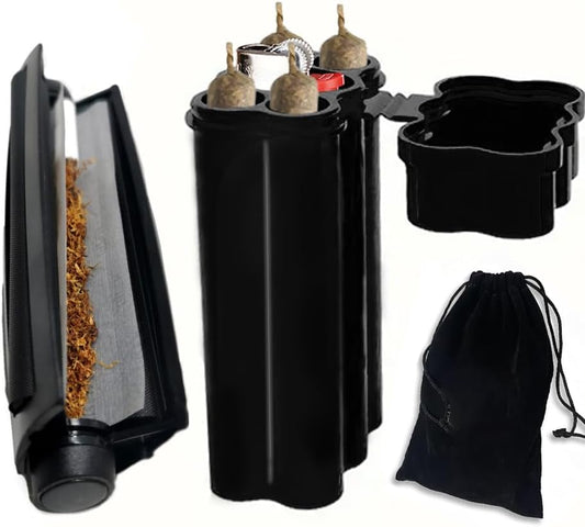 IXIGER Portable Cigarette Roller Kit with Cone Holder