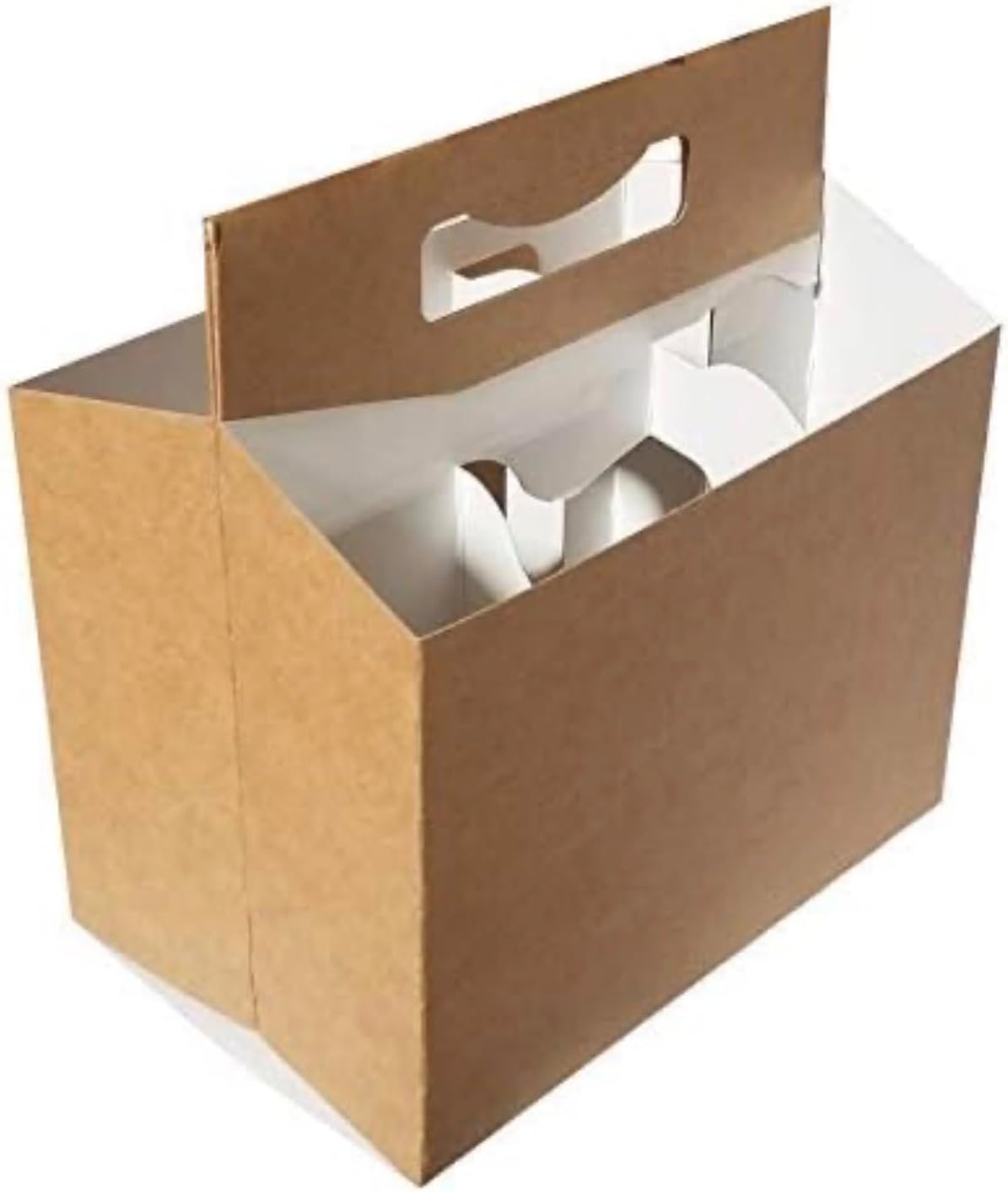 6pk Cardboard Carrier for 12oz Bottles - Durable and Reliable