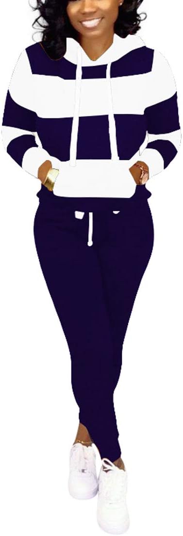 Nimsruc Two Piece Outfits For Women Jogging Suits Casual Wear