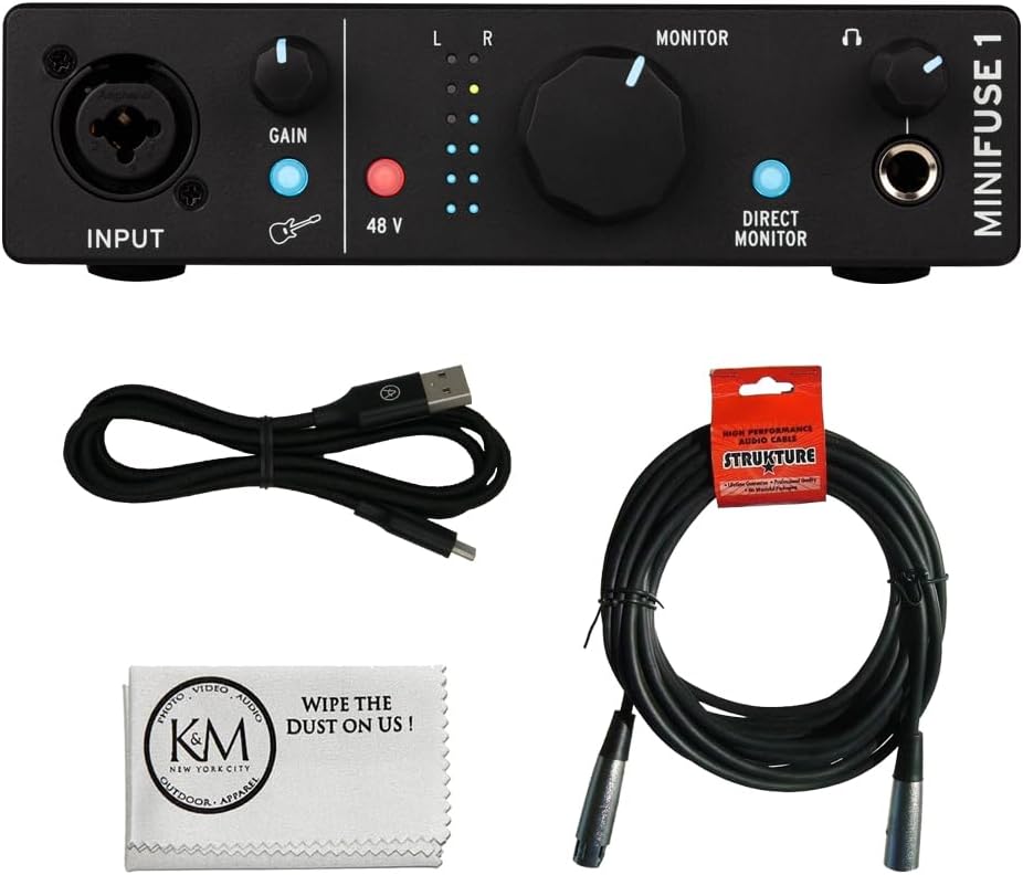 Arturia MiniFuse 1 Portable USB Type-C Audio Interface Review