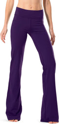 Safort Bootcut Yoga Pants with Pockets - Flared Dress Slacks inseam